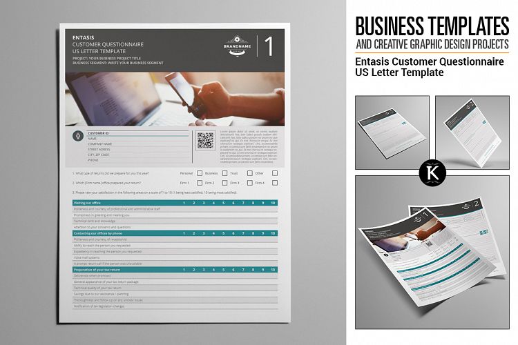 Entasis Customer Questionnaire US Letter Template