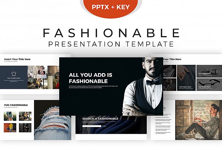 Fashionable Presentation Template