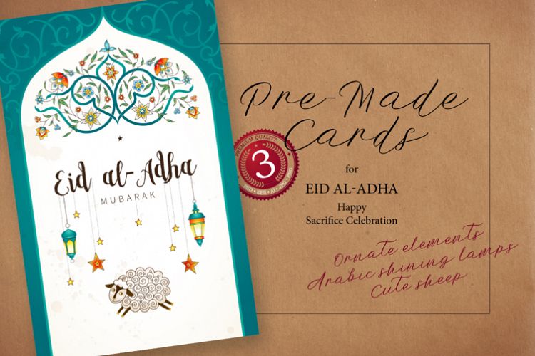 1. Eid Al-Adha Pre-Made Cards
