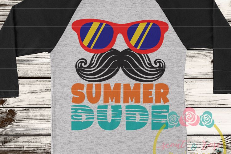 Summer Dude SVG DXF PNG