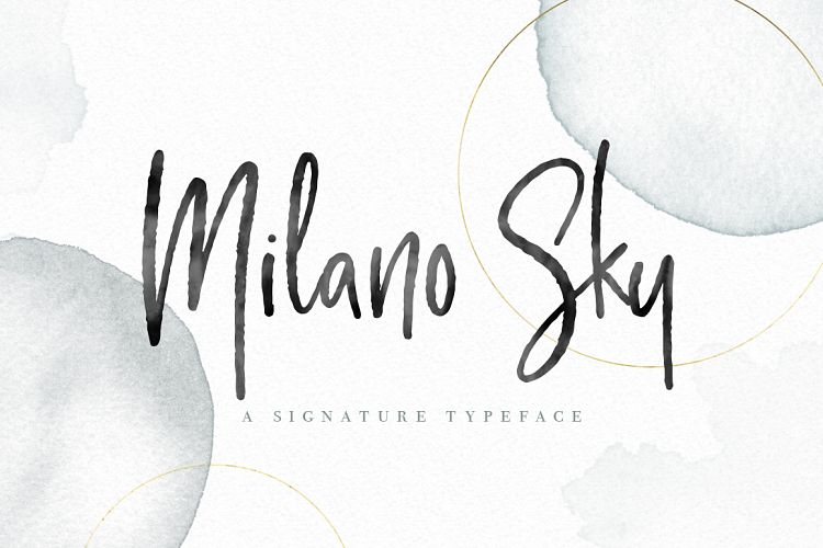 Milano Sky Signature Script Font