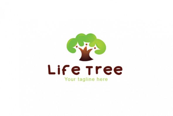 Life Tree - Environment Friendly Community Stock Logo example image 1