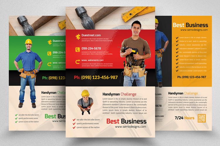 Handayman   Plumber Service Flyer
