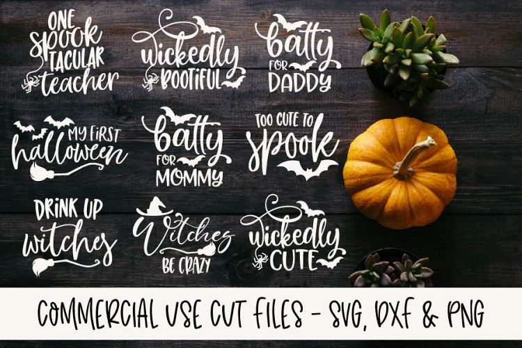 Halloween Bundle Digital Cutting Files - SVG, DXF & PNG