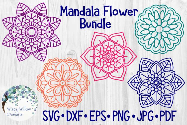 Mandala Flower SVG Bundle