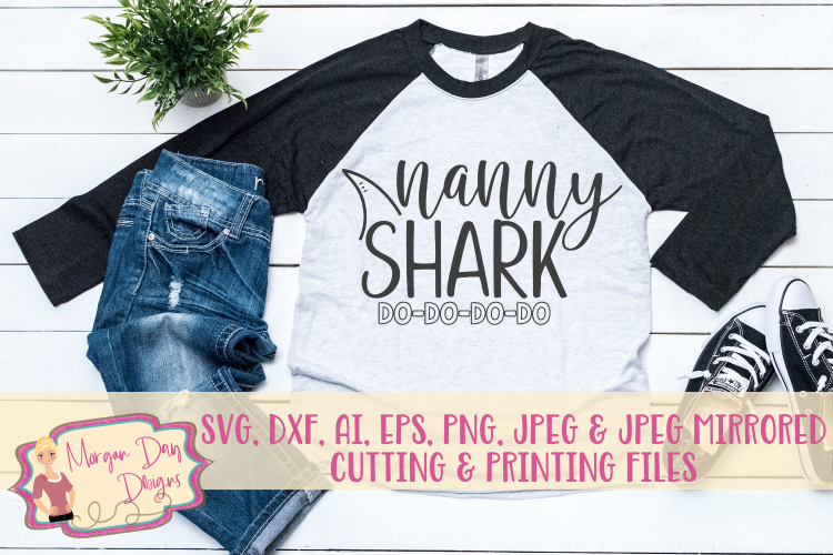 Download Nanny Shark SVG, DXF, AI, EPS, PNG, JPEG