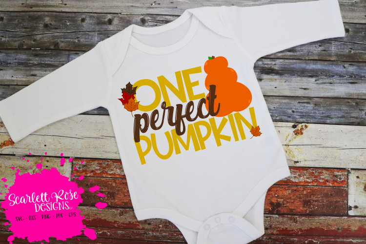 One Perfect Pumpkin SVG