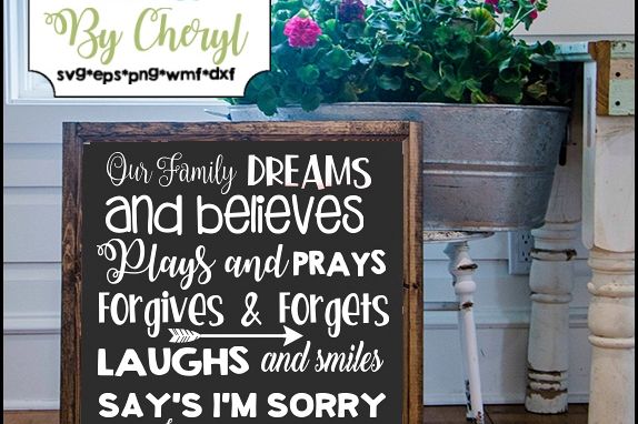 Our Family Dreams  SVG