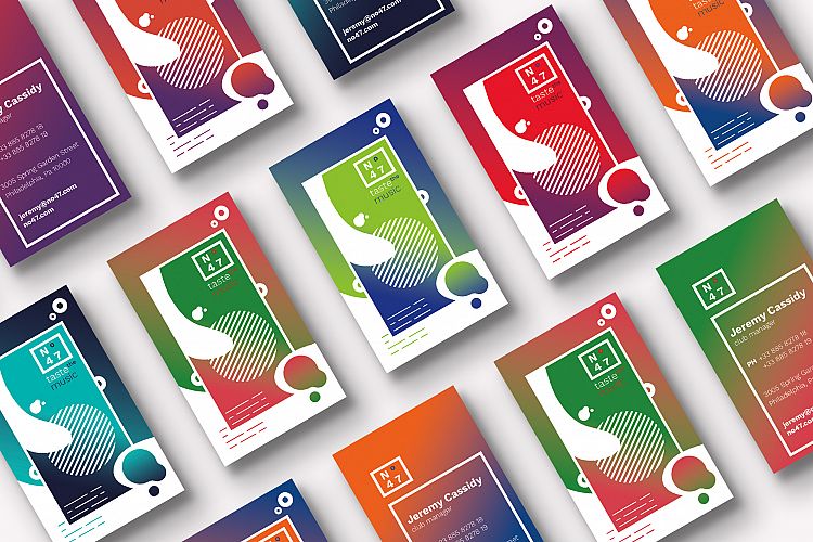 Club 47 Business Cards Template