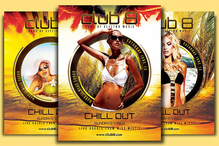 Chill Out Sundays Flyer Template
