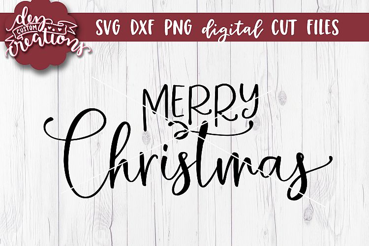 Merry Christmas - SVG DXF PNG Digital file