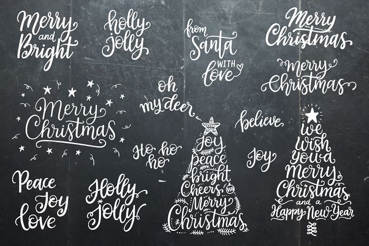 Christmas Overlays Set from Santa