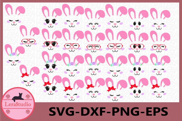 Download Bunny Face Clipart, Bunny Shirt, Bunny Cutie SVG, Girl Bunny