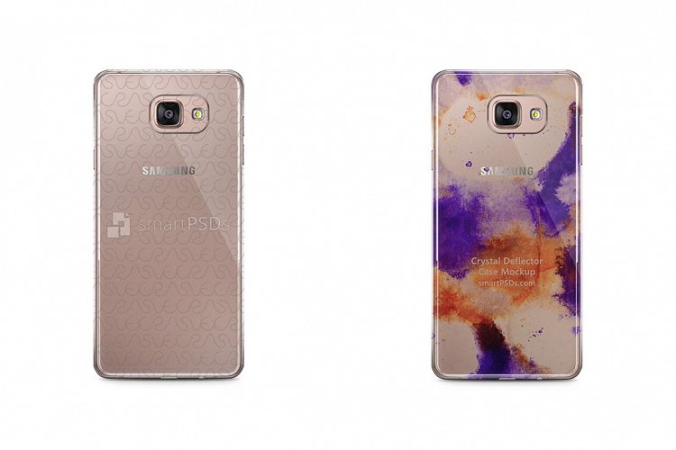 Samsung Galaxy A5 2016 3d Crystal Mobile Case Design Mockup 2016 example image 1