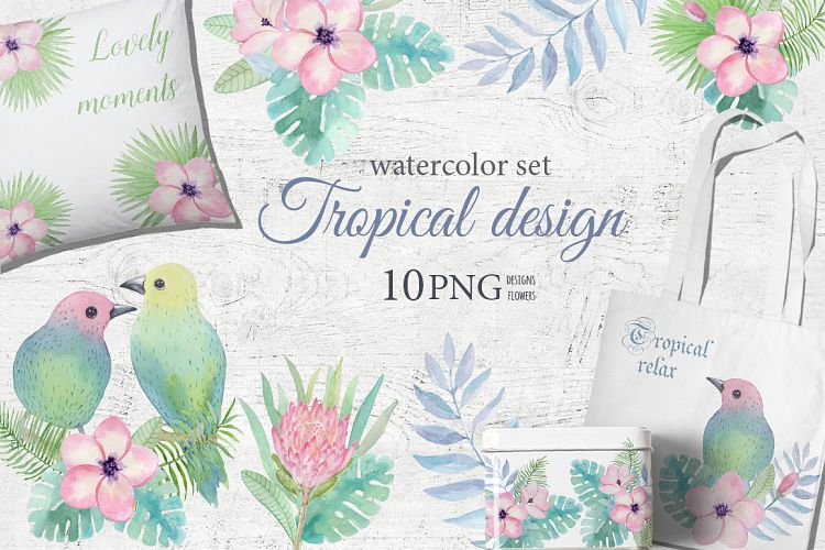 Tropical design. Plumeria.