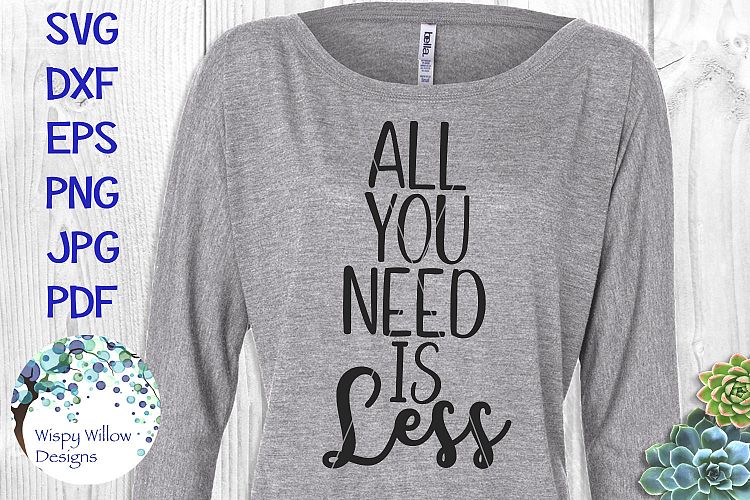 All You Need Is Less