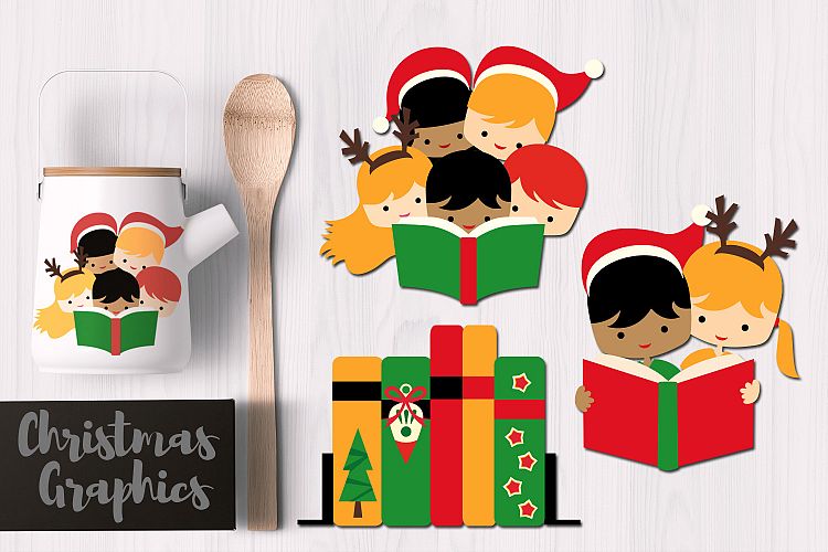 Christmas Reading Clip art Graphics