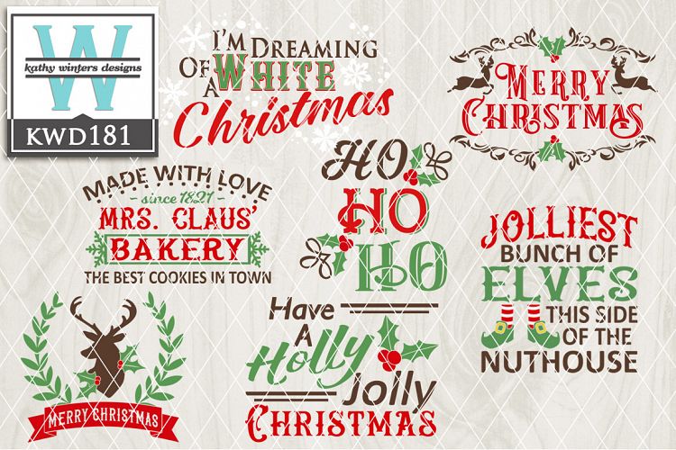 Christmas Cutting File KWD181