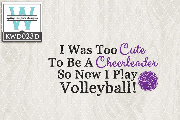 Volleyball Cutting Files KWD023D