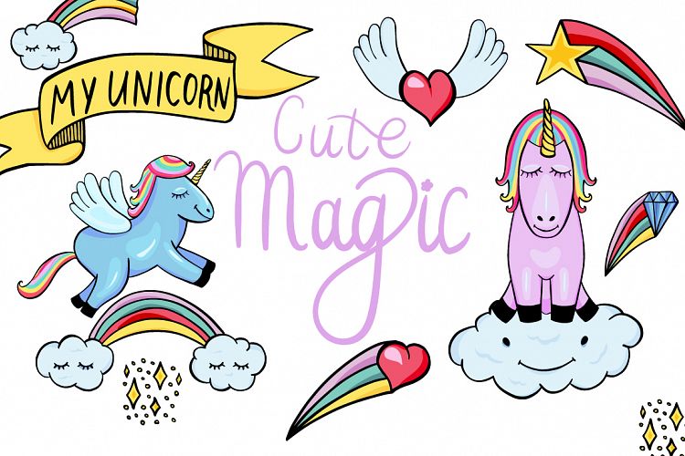Cute Magic - Unicorns and Pegasus