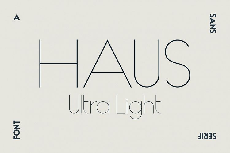 HAUS Sans Ultra Light