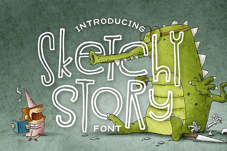 Sketchy Story Font