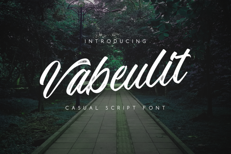 Vabeulit script font