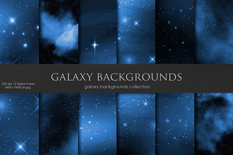 Galaxy, Space Navy Blue Backgrounds