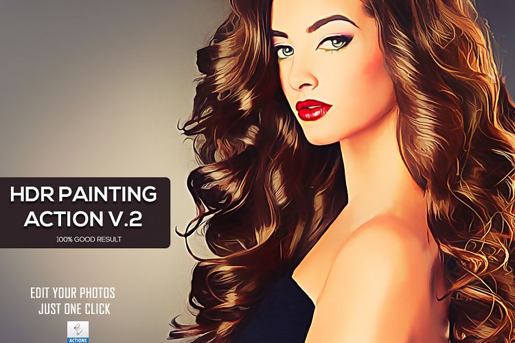 HDR Painting v2 Photoshop Action