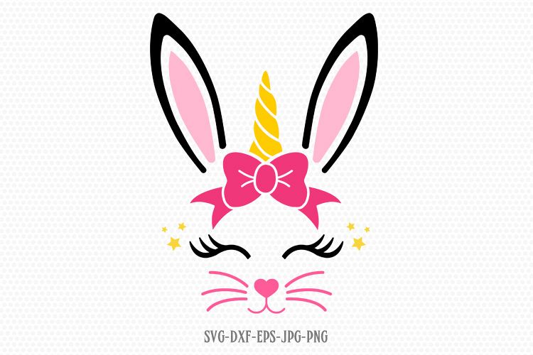 Bunny unicorn svg files, easter unicorn svg, easter svg (218517) | SVGs