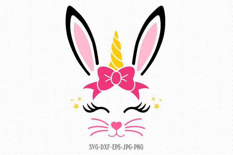 Download Bunny unicorn svg files, easter unicorn svg, easter svg (218517) | SVGs | Design Bundles