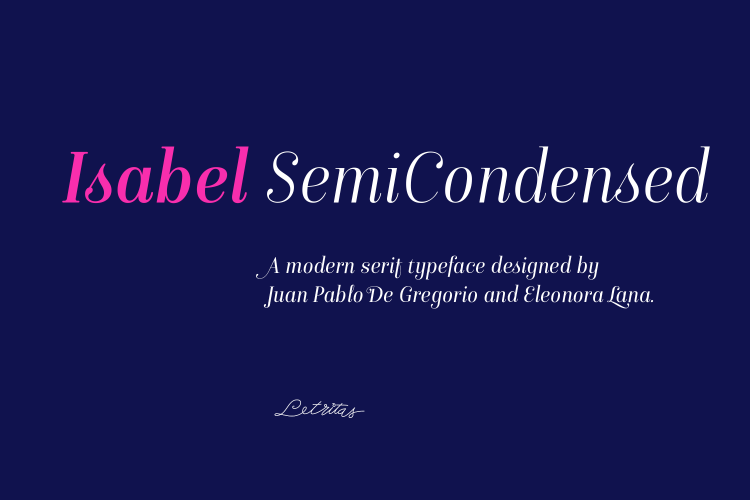 Isabel SemiCondensed