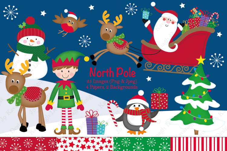 Christmas clipart, Christmas graphics & illustrations, Santa