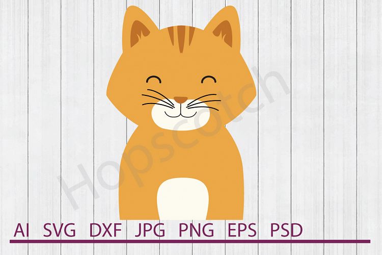 Download Cat Face SVG, Cat SVG, DXF File, Cuttable File (128967) | SVGs | Design Bundles