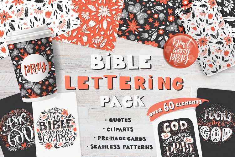 Bible lettering PACK