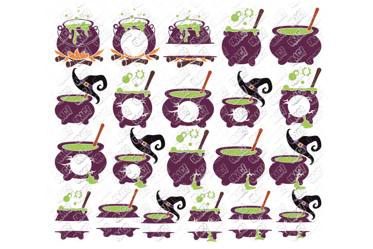Cauldron SVG Halloween SVG in SVG, DXF, PNG, EPS, JPEG