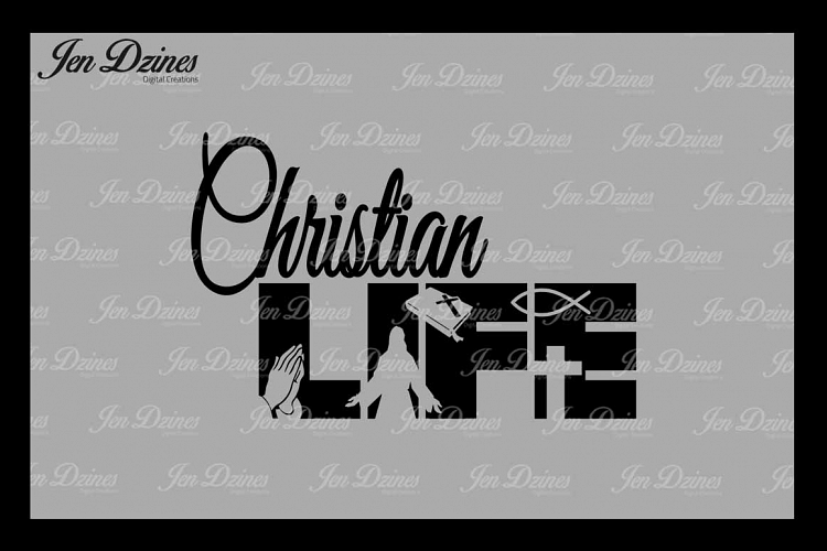 Christian Life SVG DXF EPS PNG