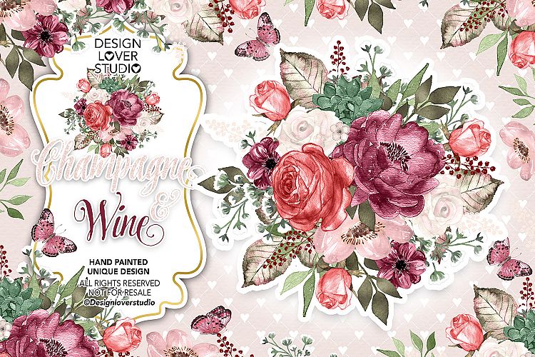 Champagne and Wine design