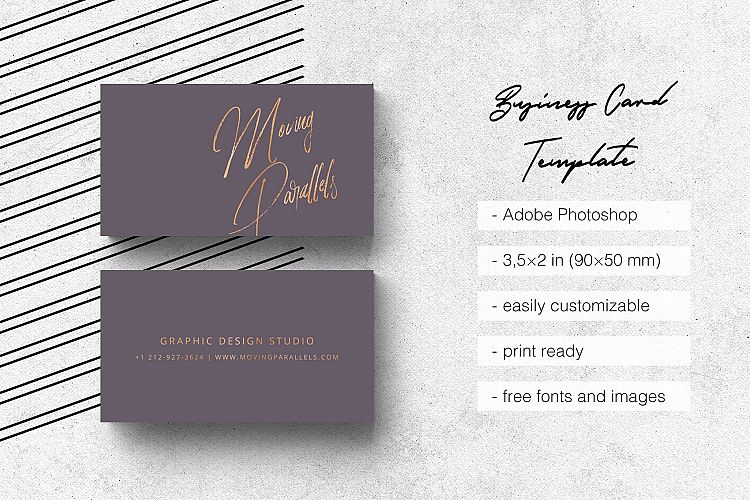 Elegant Gold Business Card 1