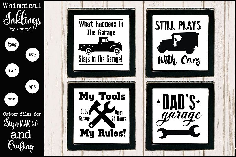 All About The Garage SVG Set