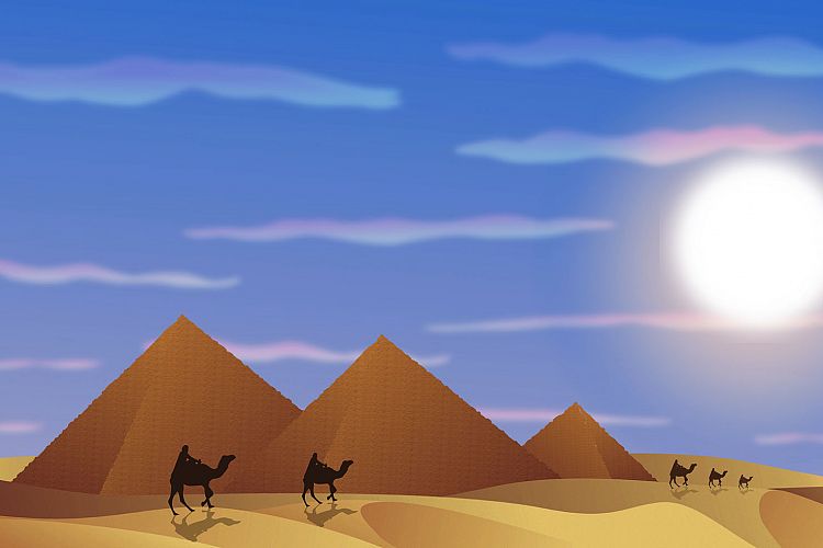 Landscape Vector Illustration.