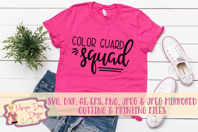Color Guard Squad SVG, DXF, AI, EPS, PNG, JPEG