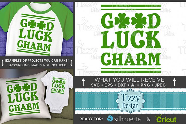Good Luck Charm SVG - Kids St. Patricks Day - 1075