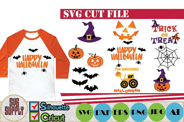 Halloween Set SVG Cut File