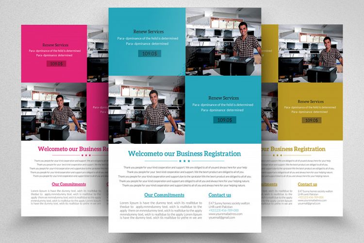 Computer Repair Service Flyer