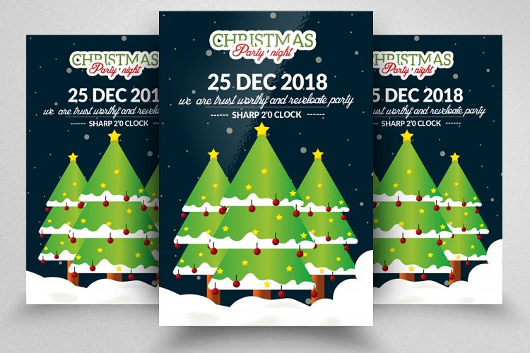 Happy Christmas Flyer Template