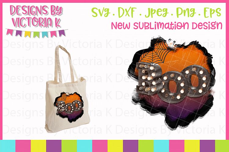 Boo, Halloween, Sublimation, PNG, PDF