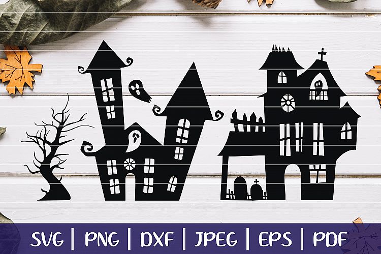 Free Svgs Download Haunted House Svg Silhouettes Halloween Haunted Mansion Svg Free Design Resources