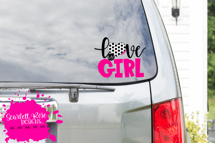 Love My Girl - Soccer SVG
