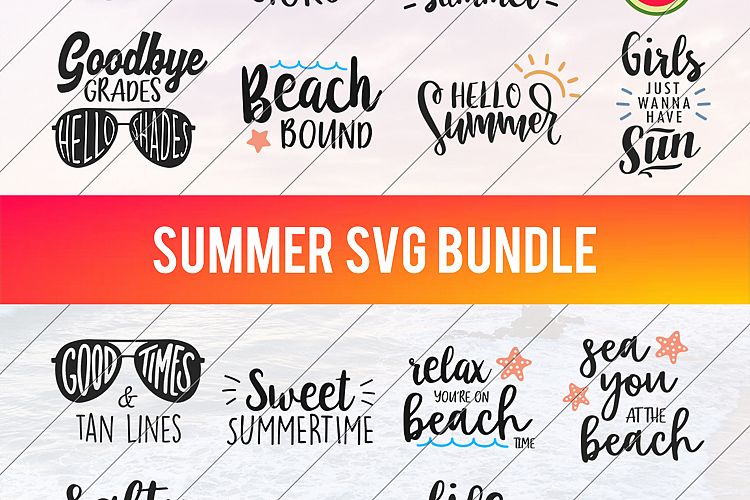 Summer SVG - Beach SVG - Summer Bundle SVG - Vacation svg